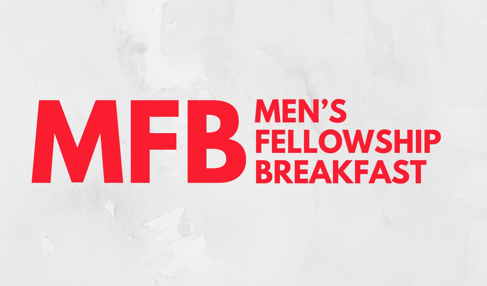 Men's Fellowship Breakfast